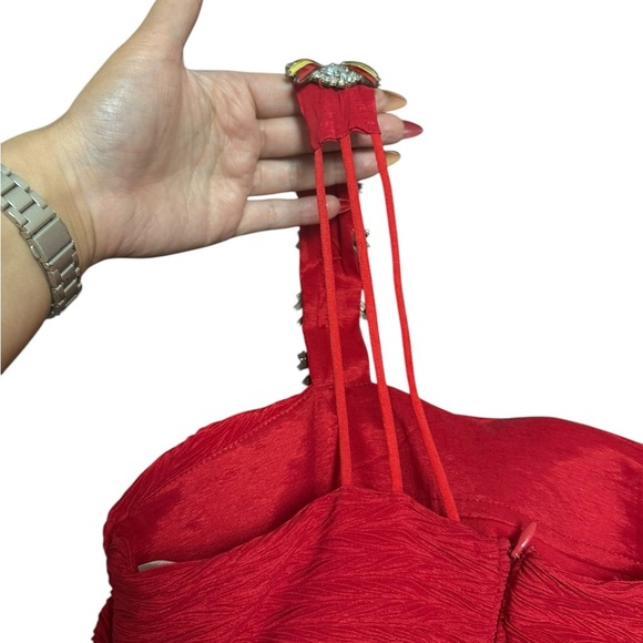 XXI Red One-Shoulder Dress for Prom or Formal - Picture 3 of 11